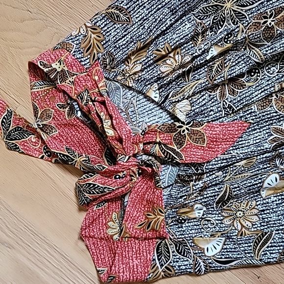 NWT Ces Femme Floral Print Tube Jumpsuit - SZ M - Picture 4 of 6